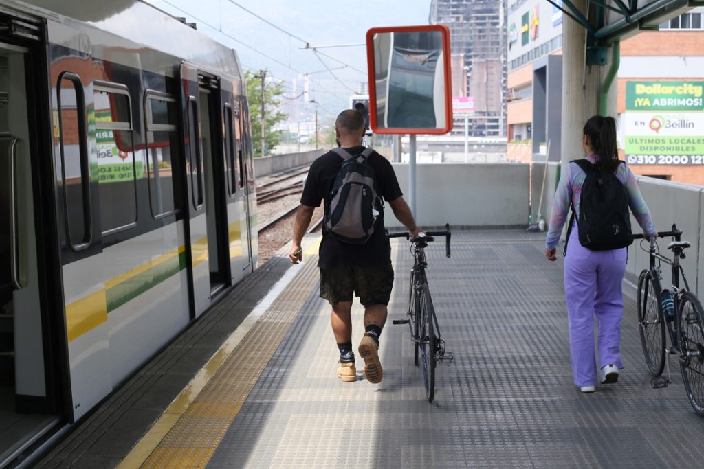 Viajes con bicicleta aumentaron 219% en el Metro de Medellín